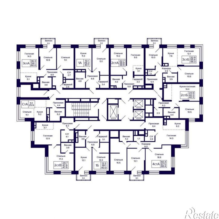 1-комн квартира в новом доме ул Грибоедова, 172,  д. 172