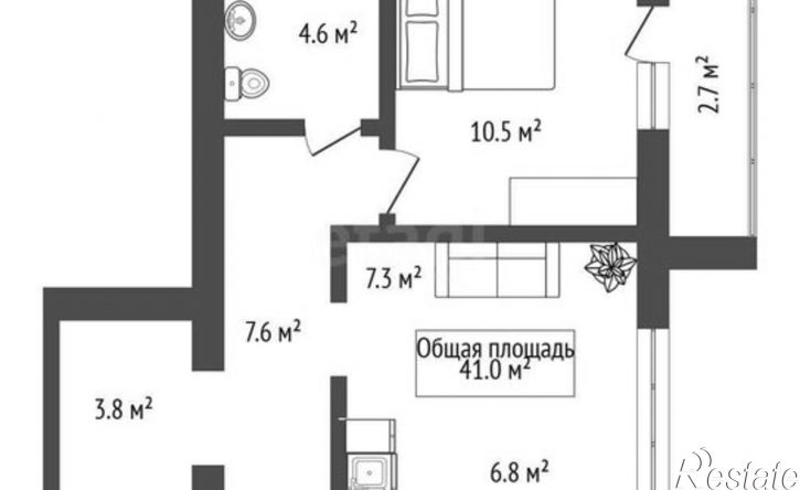 2-комн квартира ул Покатная, 55Б,  д. 55Б