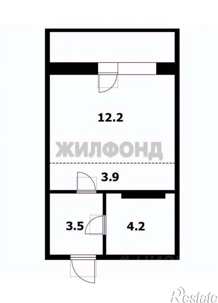 1-комн квартира ул Российская, 37,  д. 37