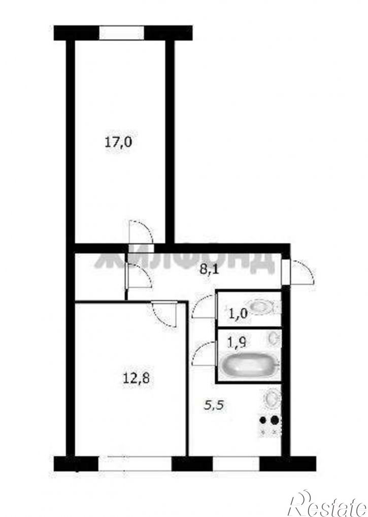 2-комн квартира Шатурская улица, д.7