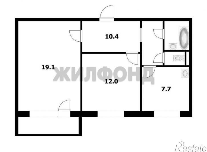 2-комн квартира Тюленина улица, д.17