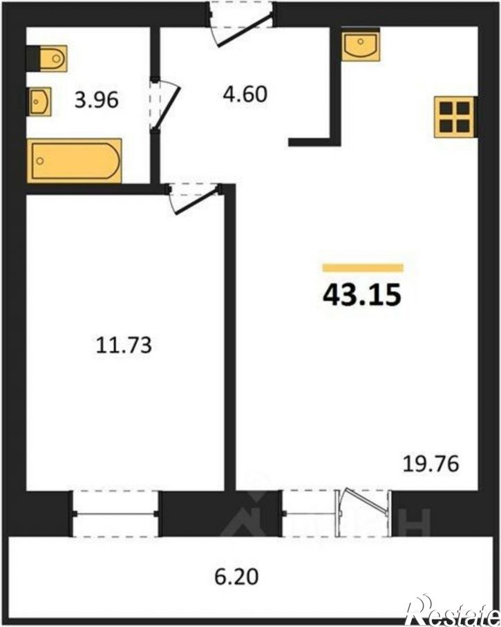 2-комн квартира ул. Юности, 9