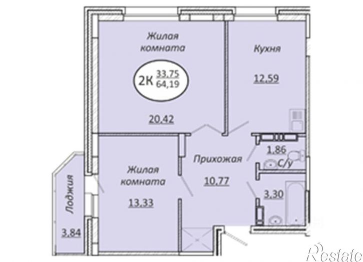 2-комн квартира ул Пролетарская, 155,  д. 155