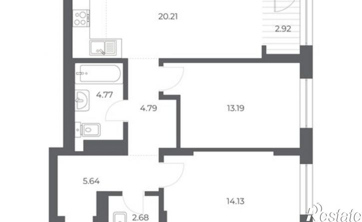3-комн квартира в новом доме Красный пр-кт, 220 33,  д. 220 33,  к. 33