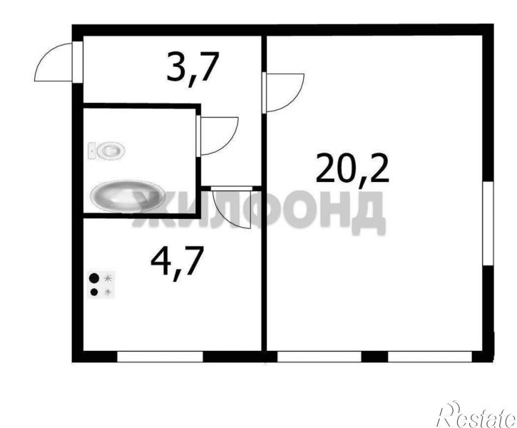 1-комн квартира Кузьмы Минина улица, д.12