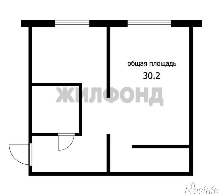 1-комн квартира Фасадная улица, д.15
