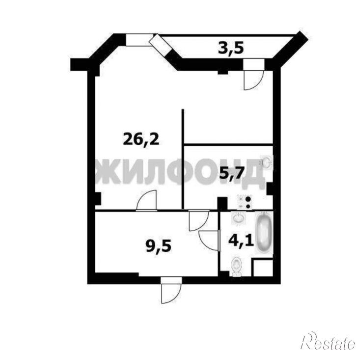 2-комн квартира Горский микрорайон, д.8а