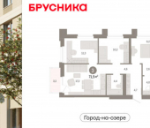 3-комн, 72 кв м, этаж 17/24 ул Журинская, 131А