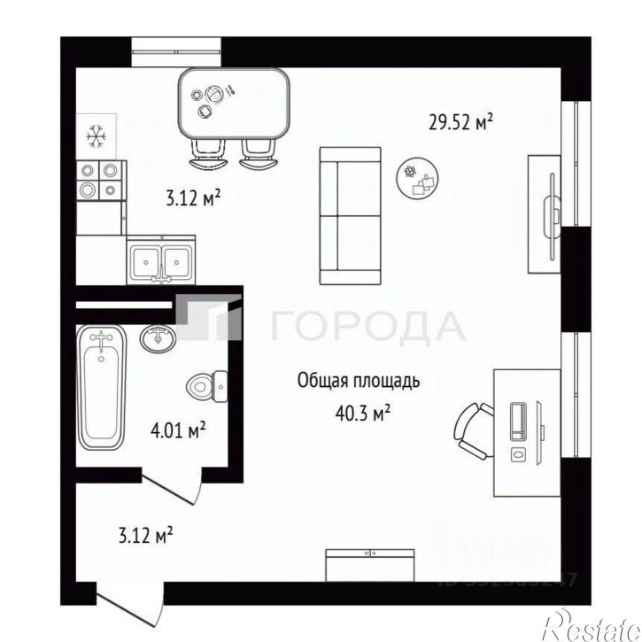 1-комн квартира Красный пр-кт, 180,  д. 180