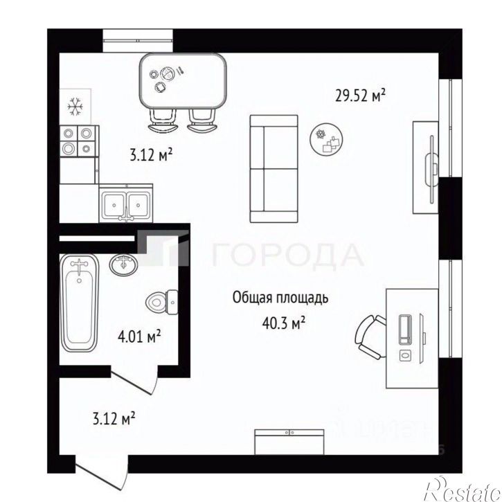 1-комн квартира Красный пр-кт, 180,  д. 180