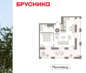2-комн, 83 кв м, этаж 30/30 ул Каменская, 53