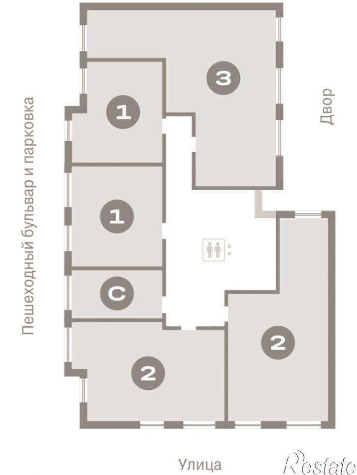 2-комн квартира в новом доме Георгия Колонды, 5