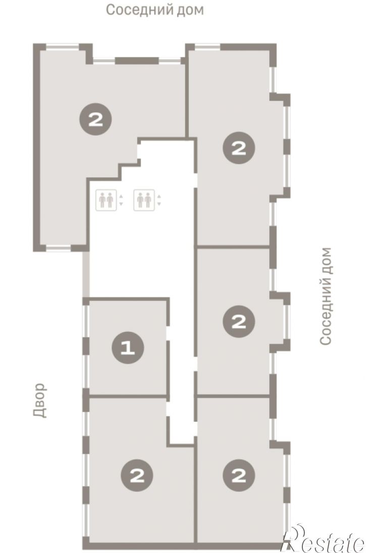 2-комн квартира в новом доме Георгия Колонды, 5