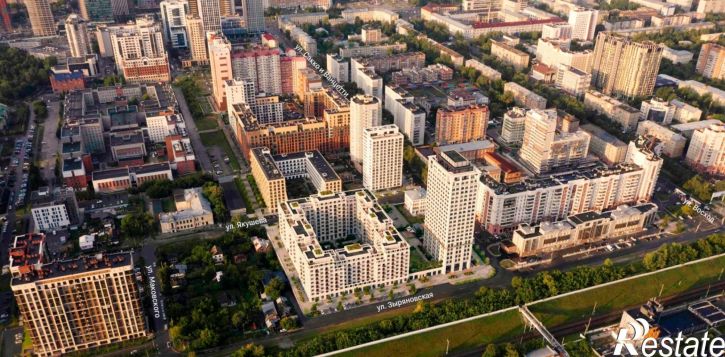 3-комн квартира в новом доме Зыряновская улица, 53с