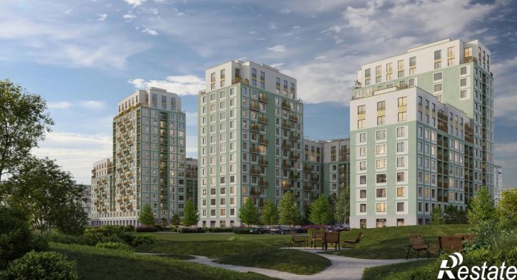 3-комн квартира в новом доме Аэропорт, 88