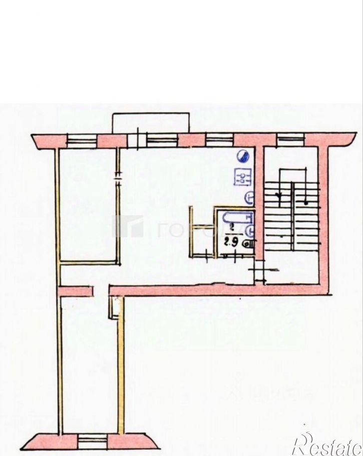 3-комн квартира ул Ватутина, 33/2,  д. 33/2