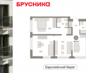 3-комн, 75 кв м, этаж 1/8 ул Большевистская, 104