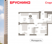 3-комн, 58 кв м, этаж 21/25 ул Есенина, 9/2