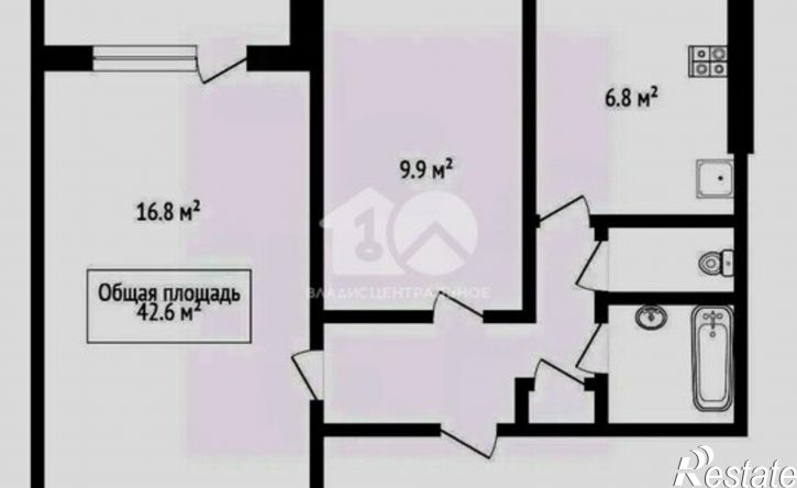 2-комн квартира ул Адриена Лежена, 11,  д. 11