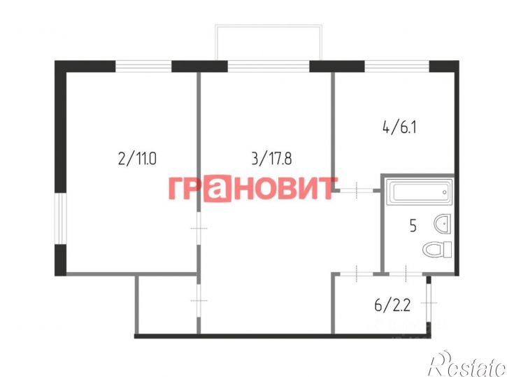 2-комн квартира ул Гоголя, 24,  д. 24