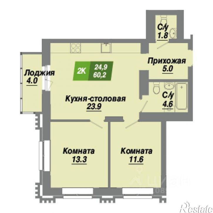 2-комн квартира в новом доме ул Войкова, 149,  д. 149