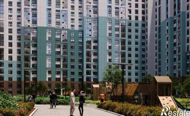 3-комн квартира в новом доме ЖК Самоцветы