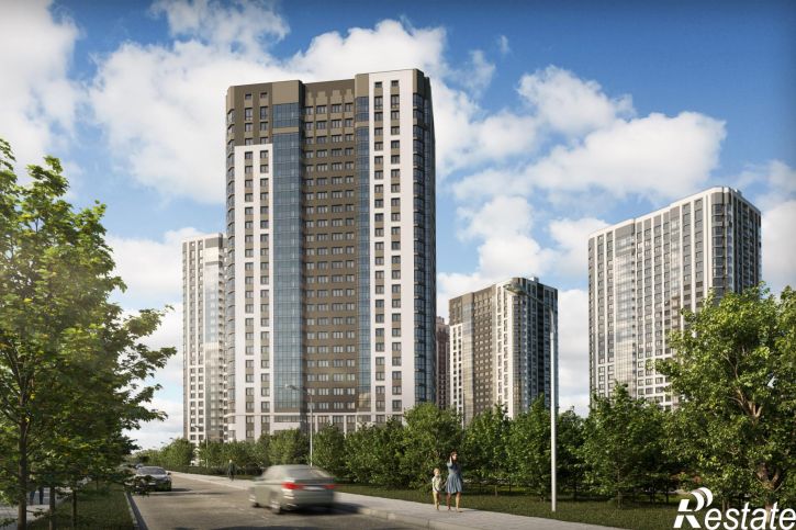 2-комн квартира в новом доме улица Аникина