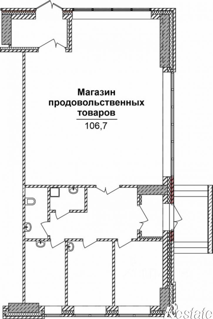 Торговое помещение ул Кирова, 32а,  д. 32а