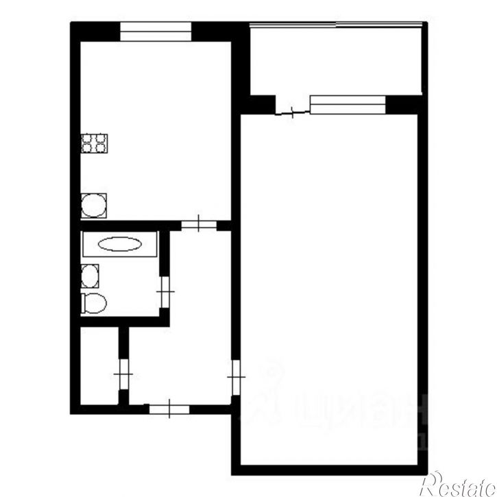 1-комн квартира ул Терешковой, 10,  д. 10