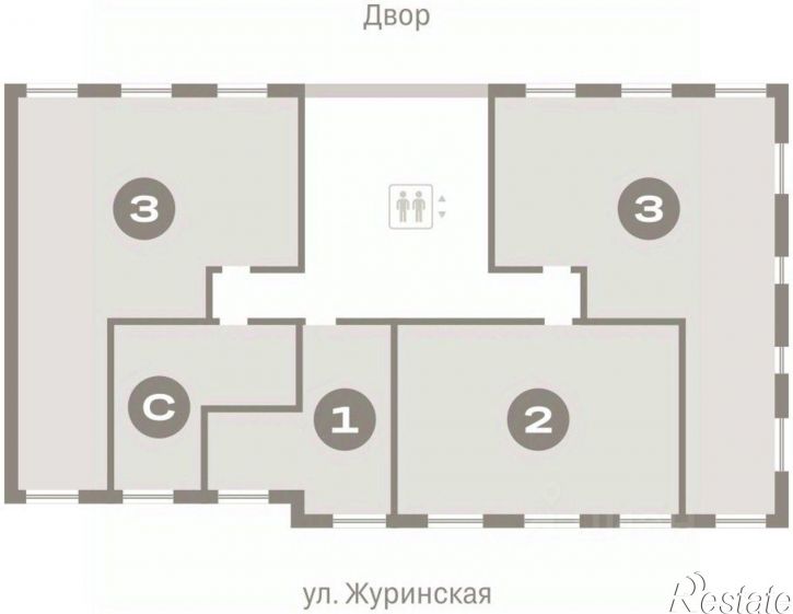 3-комн квартира в новом доме ул Журинская, 129А,  д. 129А