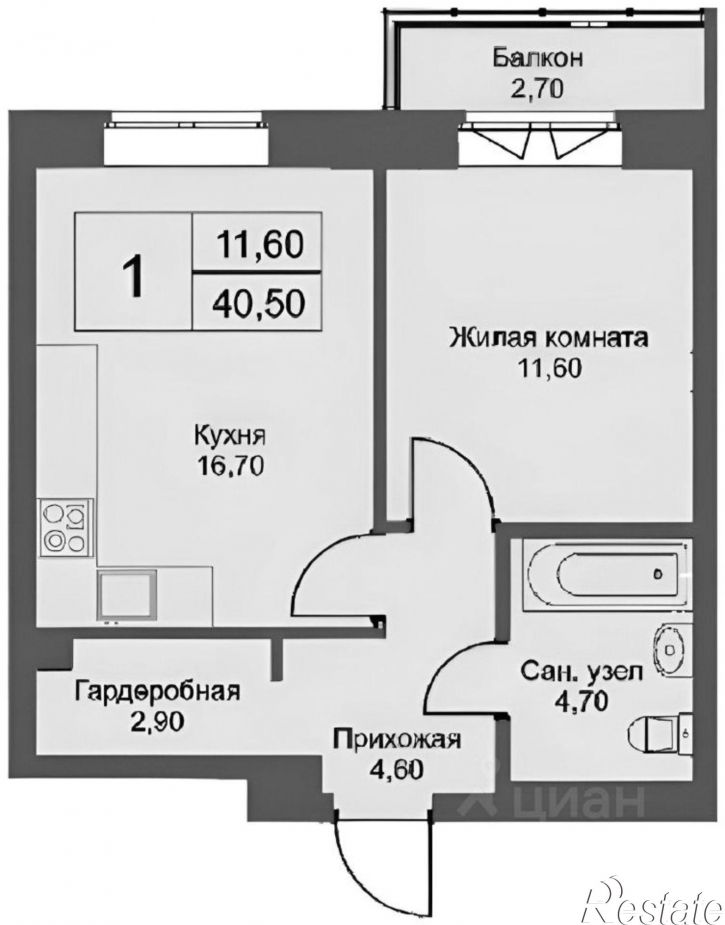 1-комн квартира ул Охотская, 88/4,  д. 88/4