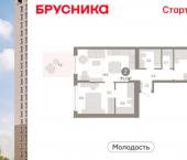 3-комн, 71 кв м, этаж 2/25 ул Есенина, 9/2