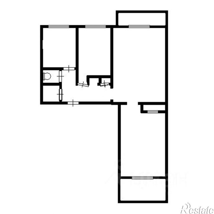3-комн квартира ул Терешковой, 8,  д. 8