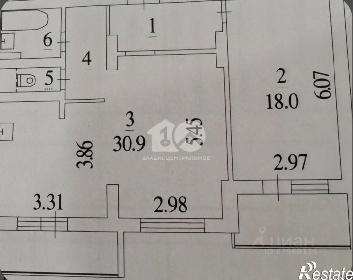 2-комн квартира ул Иванова, 10,  д. 10