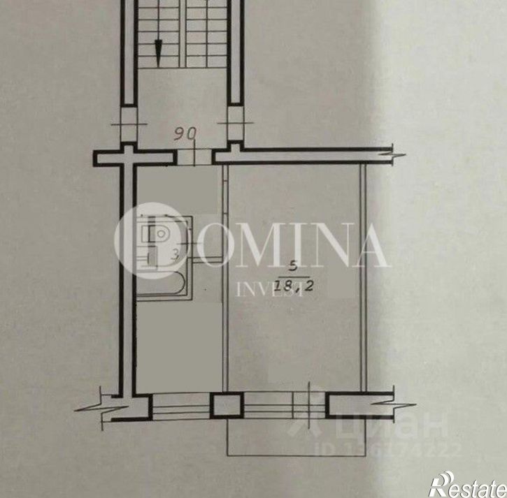 1-комн квартира ул Доватора, 19/4,  д. 19/4