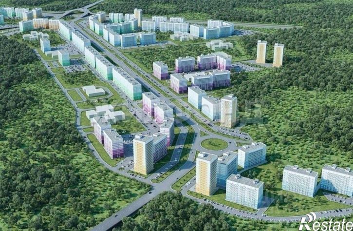 1-комн квартира в новом доме Октябрьский, ул. В. Высоцкого