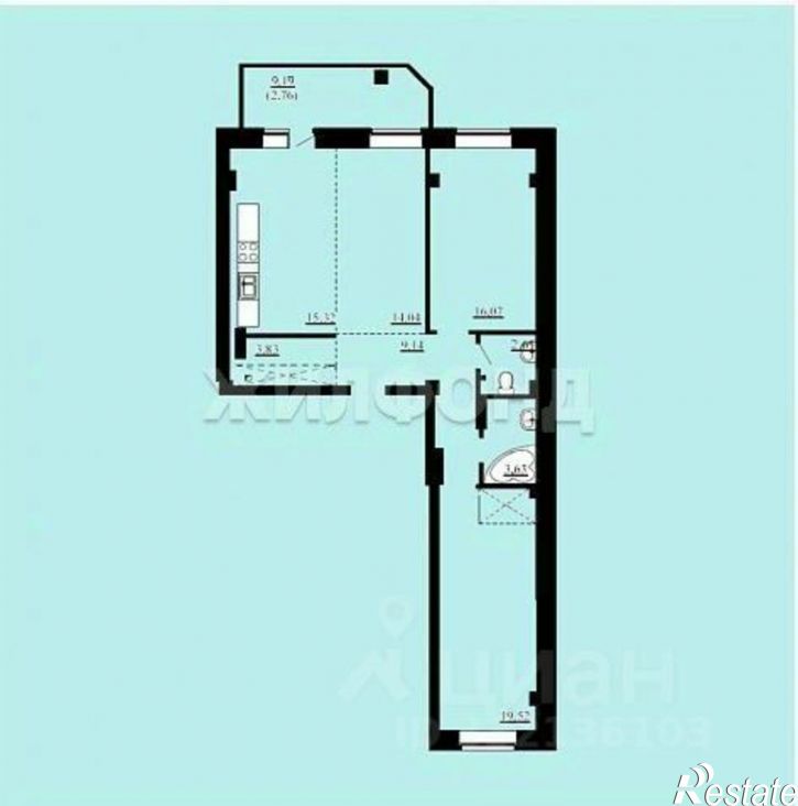 3-комн квартира в новом доме ул Дуси Ковальчук, 238,  д. 238
