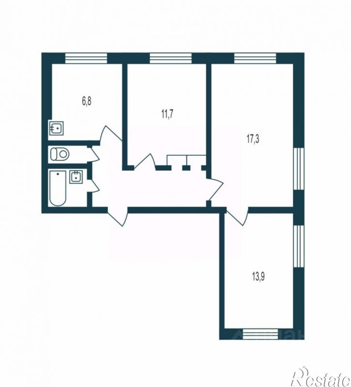 3-комн квартира ул Народная, 25,  д. 25