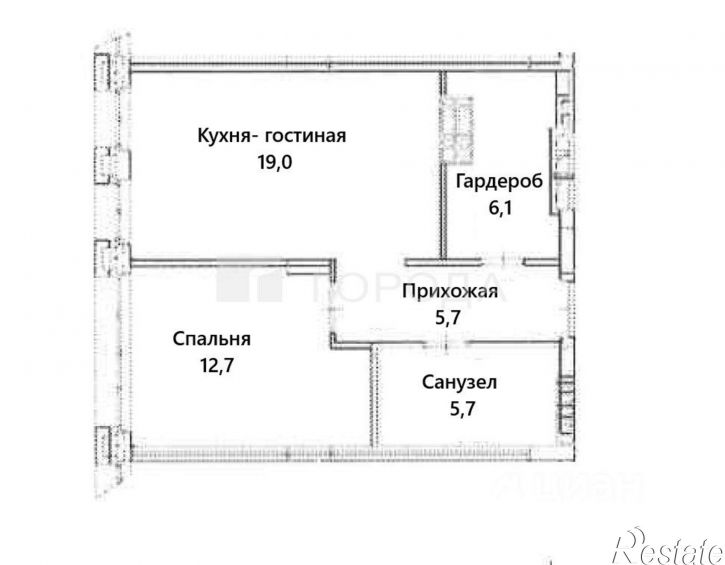 1-комн квартира ул Лобова, 36,  д. 36