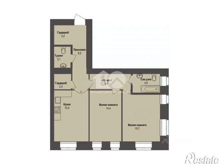 2-комн квартира Красный пр-кт, 323/8,  д. 323/8