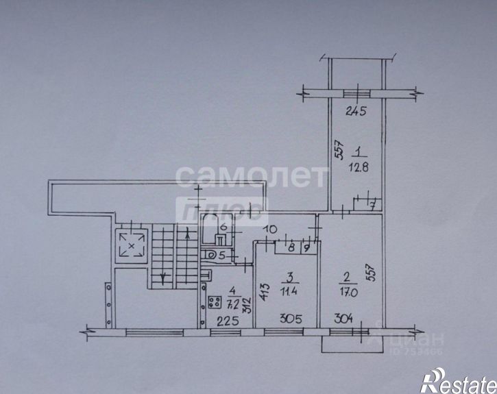 3-комн квартира ул Выборная, 106,  д. 106