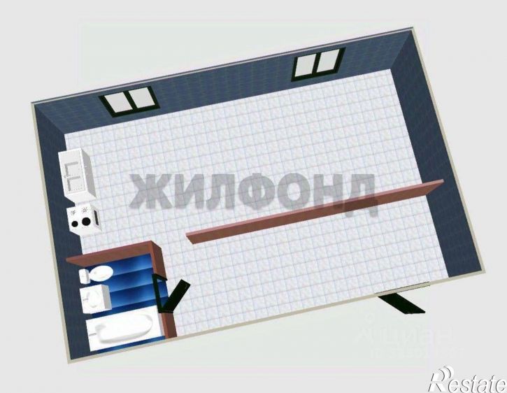 1-комн квартира ул Чекалина, 21,  д. 21