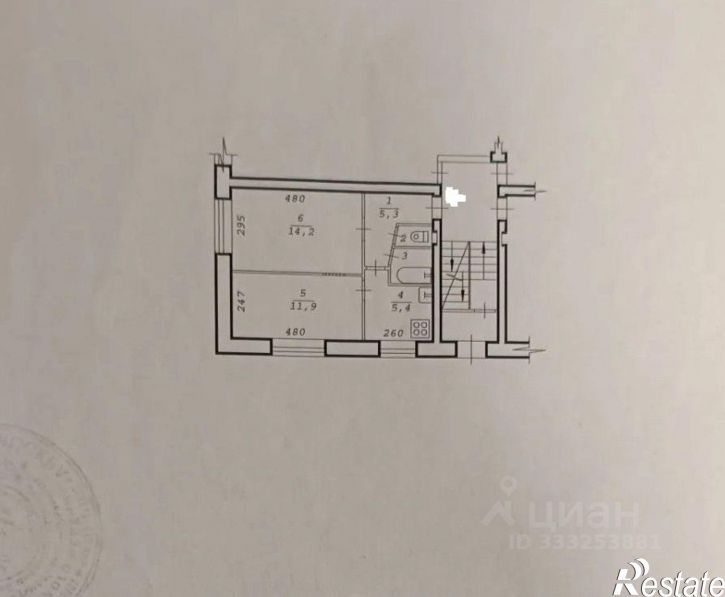 2-комн квартира 1-й Чукотский пер, 8,  д. 8