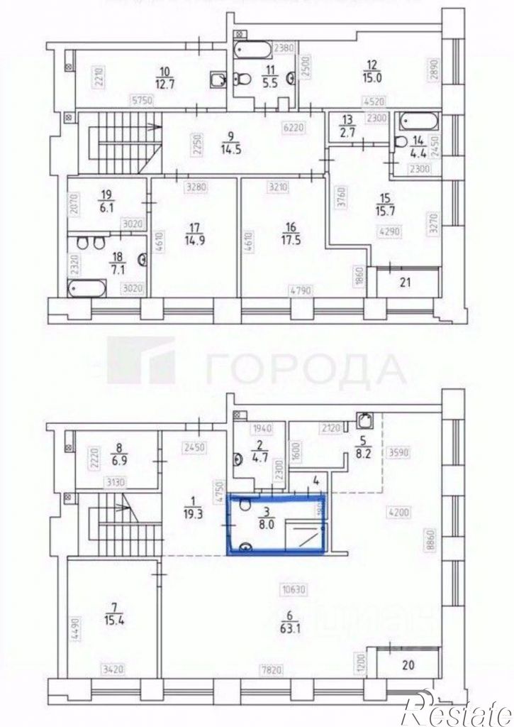 6-комн квартира ул Кирова, 50,  д. 50