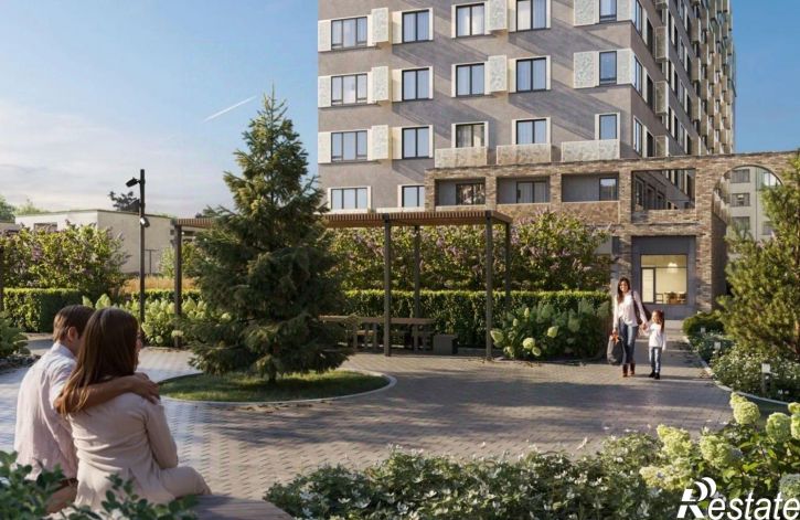 1-комн квартира в новом доме улица Богдана Хмельницкого
