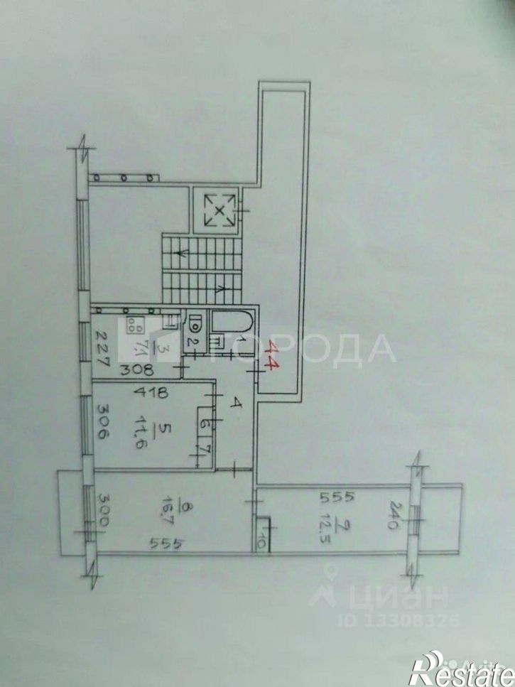 3-комн квартира ул Вертковская, 19,  д. 19