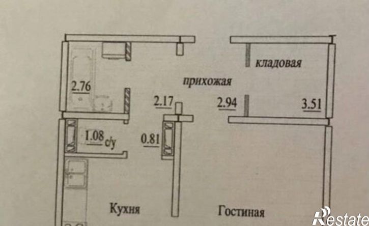 1-комн квартира улица В. Высоцкого, 166/1