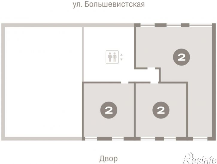 3-комн квартира в новом доме Большевистская, 114