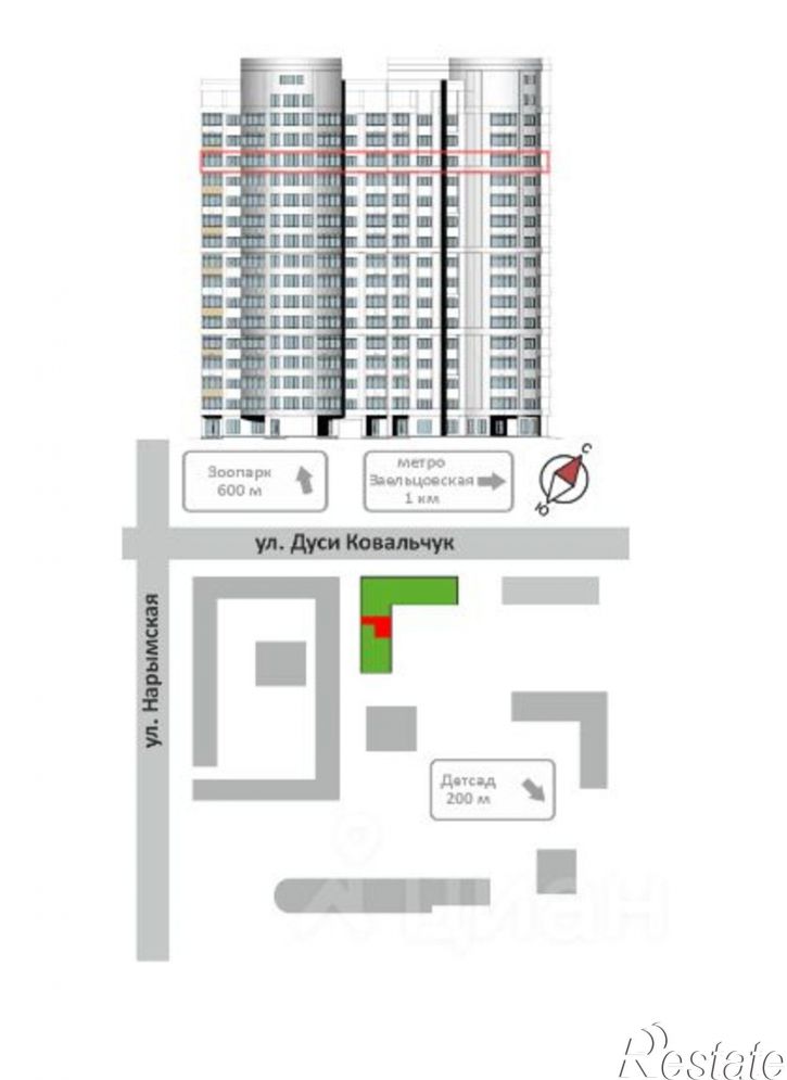 3-комн квартира ул Дуси Ковальчук, 242,  д. 242