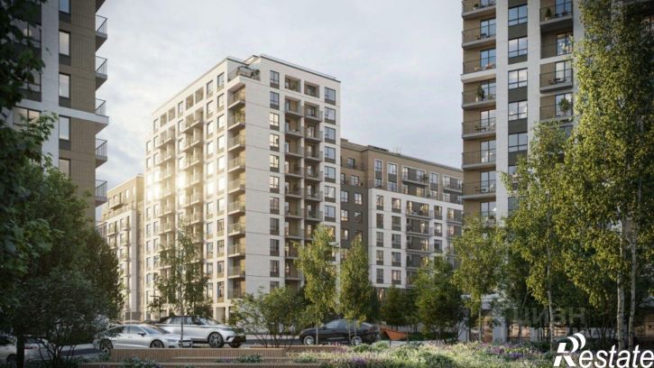 3-комн квартира в новом доме квартал Лебедевский, 1/4